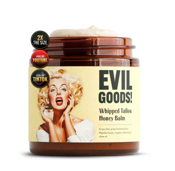 EVIL GOODS: Bálsamo de Sebo de Res y Miel de Manuka 🧴✨